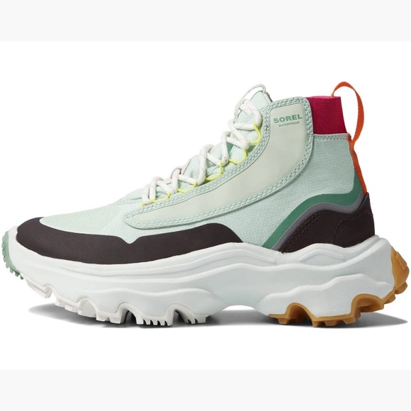 Sorel Woman’s Kinetic Breakthru Venture Mid-Boot Waterproof-Mint-Size 8 - Picture 12 of 13